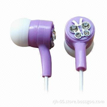 2014 Newest Colored Retractable Earphones for MP4 Players with 20-20kHz Frequency Range